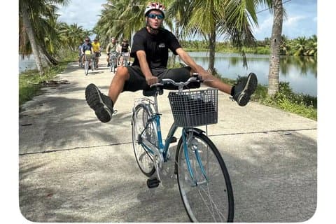 Hoi An Bike Tour-Duck,Organic Farm-Basket Boat-Bufalo-coffee stop