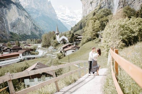 Privat fotosession med en lokal fotograf i Interlaken