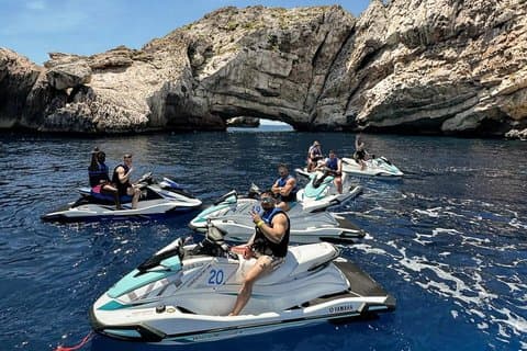 Jet Ski tour from San Antonio (Ibiza) to Margaritas Islands