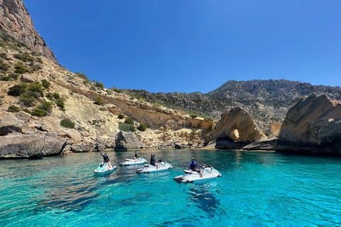 Excursion en jet ski de San Antonio (Ibiza) à Atlantis
