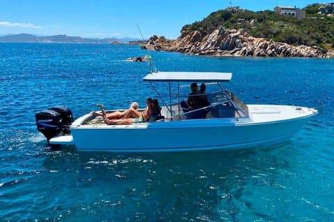 From Porto Pozzo Private Boat Tour in La Maddalena Archipelago