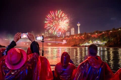 Niagara Walking Tour e cruzeiro de fogos de artifício