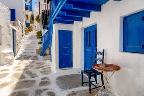 Private Mykonos fuld dagstur med bystrande landskab