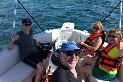 Snorkling och fiske i Puerto Morelos
