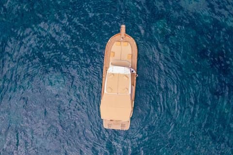 Private boat excursion island of Ischia with Gozzo Cilento 12m