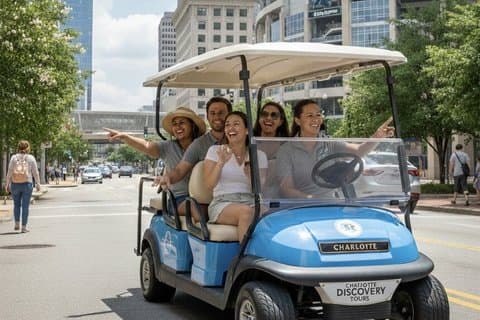 Tour guidato storico del carrello di Charlotte Uptown