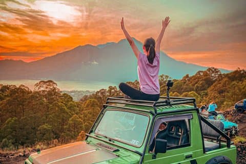 Mount Batur Jeep Sonnenaufgang und natürliche Hot Spring Tour
