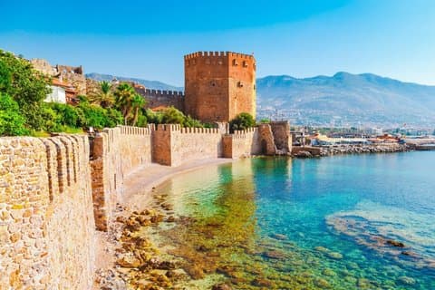 Visite de la ville d'Alanya d'une demi-journée avec vue sur le téléphérique et le château