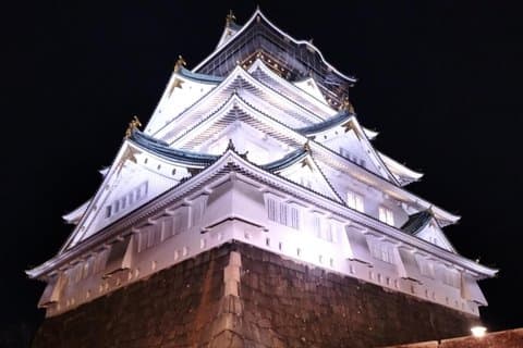 Castello di Osaka dopo il tramonto: tour fotografico notturno