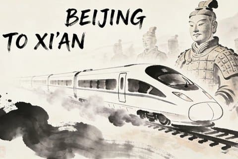 Beijing till Xi'an 2Day Terracotta Army & stadsrundtur med Bullet train