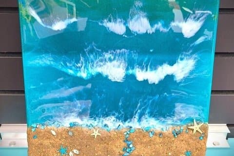 Resin strand scene opplevelse
