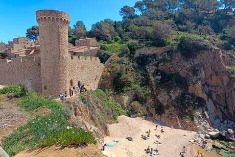 Tossa de Mar from Girona city