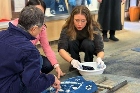 Indigo Dyeing Experience in Kawasaki