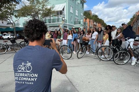 Guidad cykeltur i Celebration, Florida - Historia och natur