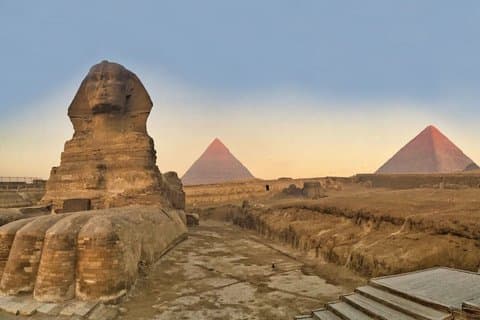 Pyramids & Citadel from Port Said