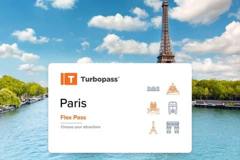 Paris Flex Pass : Eiffeltårnet, Louvre, Versailles & 25 + seværdigheder