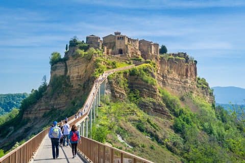 Civitavecchia kystudflugt til Civita di Bagnoregio og Orvieto