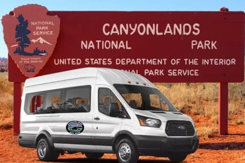 Canyonlands National Park Morgon eller eftermiddag Van Tours