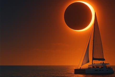 3 hours Solar Eclipse Cruise at Sea in Spain 2026 Cartagena