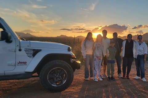 Public Sunset Jeep Tour with stop at the Rio Verde