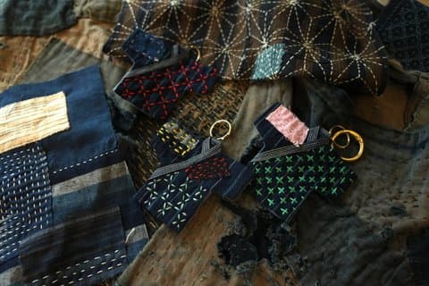 Sashiko Studio Stitching in de kunstwijk van Kyoto