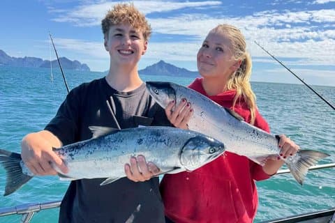 Half Day Salmon Fishing Charter 5 hours