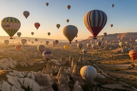 Capadócia: Experiência de Balão de Ar Quente ao Nascer do Sol