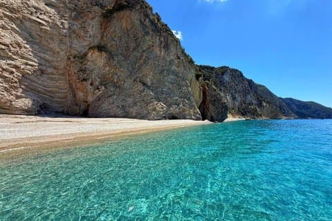 Korfu Paleokastritsa Meereshöhlen und Stelari Beach Schnellbootfahrt