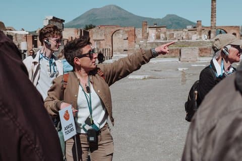 Pompeii guidet tur med transport fra Salerno havn