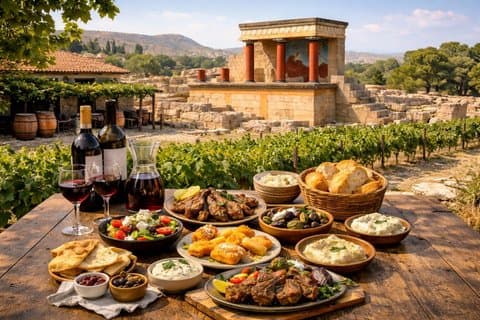 Knossos, Molino de aceite de oliva, Lyrarakis, Especial para pasajeros de cruceros