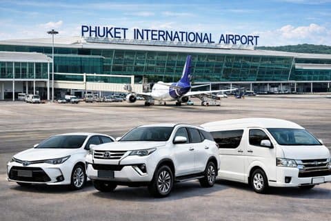 Phuket Airport HKT naar Phuket Privé Hotel Transfer