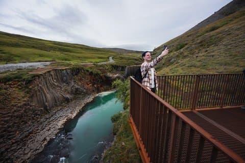 Restauranter i nærheten av Stuðlagil Canyon Express & Vök Baths