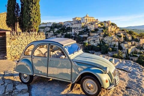 Tour privato di 2 giorni in Provenza in una 2CV vintage