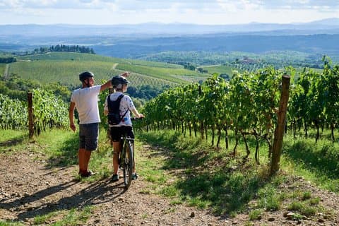 2-Day E-Bike Tuscany Tour with Meals, Wineries, and Farmstay