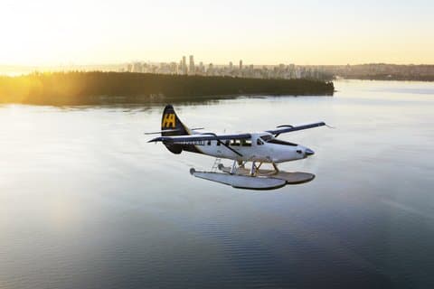 Visite privée de Vancouver avec une expérience classique en hydravion panoramique