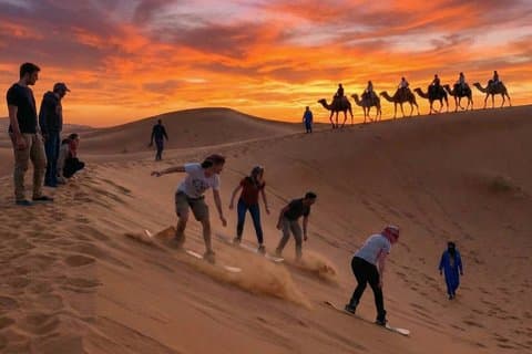 Taghazout 3 - in - 1 Woestijn Tour : Quad, Kameel, Sandboarden & BBQ