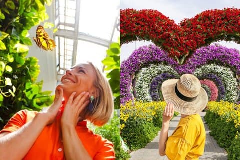 Dubai Miracle Garden and Butterfly Garden Tickets