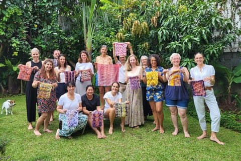 Maak unieke textielkunst met Indonesische bloemen