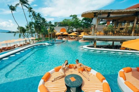 Koh Samui Luxury 79 Beach Club Pool y Sunset Party Experience
