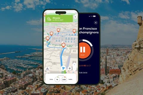 Alicante: recorrido a pie audioguiado de 2,5 horas con 17 comentarios de audio