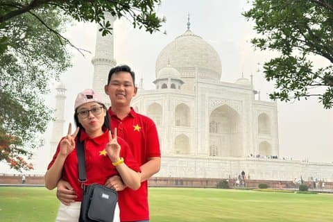 Visite privée du Taj Mahal et du fort d'Agra
