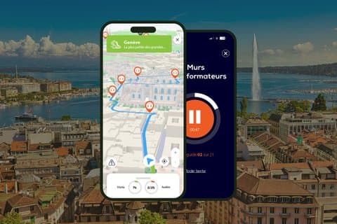 Geneva Audio Guided Walking Tour 2h10 and 24 Audio Comments
