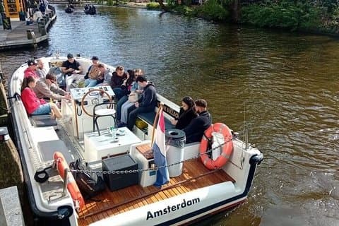 420 Official Smoking Boat Tour in Amsterdam