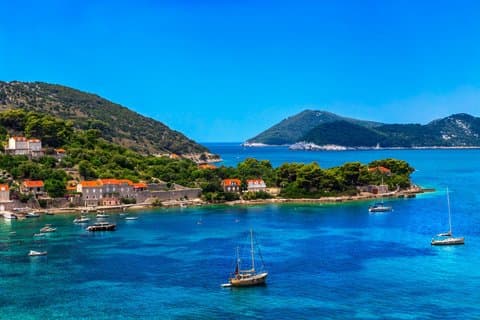 Tour privado por tierra : Cueva Azul de Dubrovnik & Islas Elaphiti