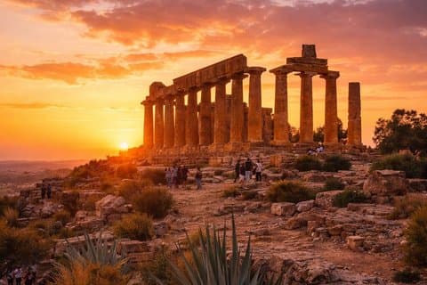 Valley of the Temples Sunset Tour med middag i Agrigento