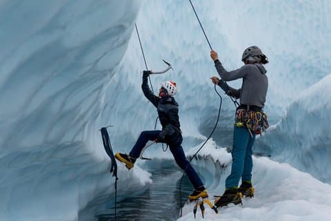 Matanuska Glacier Backcountry Ice Climb
