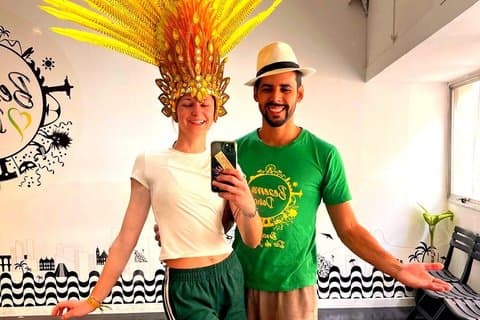 1 Stunde Samba-Kurs für rhythmische Bewegungen mit Passista