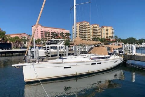 St. Pete 48’ Breaking Away Jeanneau Sun Odyssey Sailing Yacht 8hr