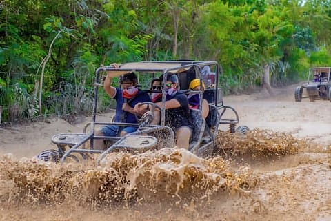Puerto PLata Buggy & ATV Tour: lagune, spiaggia e prelievo gratuito