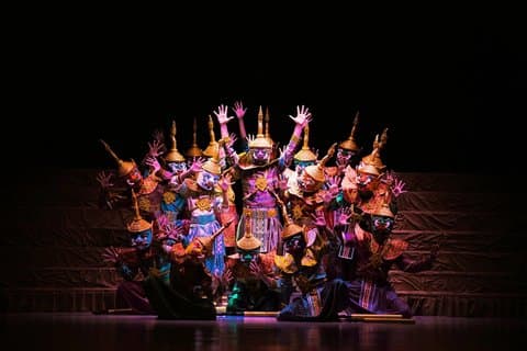 Luang Prabang Buddhas ljusscenshow